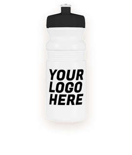 20 oz. Bike Water Bottle - Color: White / Black