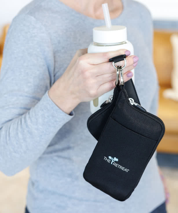 Well Studio Recycled Nylon Dual Pouch Lanyard - AWARE