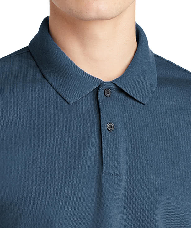 Mercer+Mettle Stretch Heavyweight Pique Polo