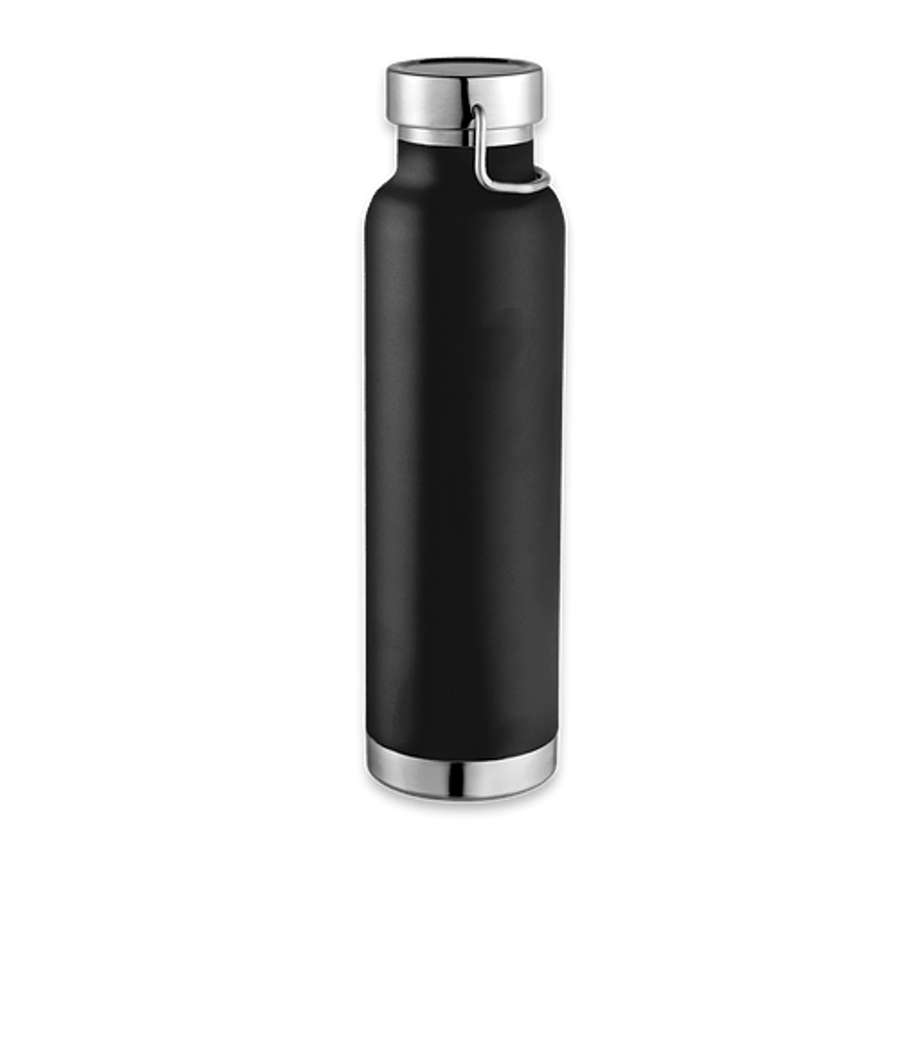 Tech 22 oz. Thor Copper Vacuum Insulated Water Bottle in Black / White