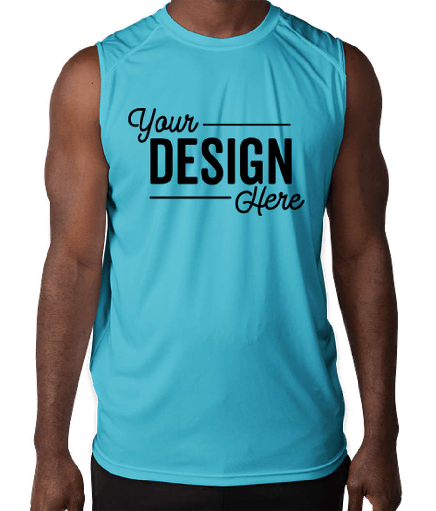 Badger B-Dry Sleeveless Performance Shirt in Electric Blue