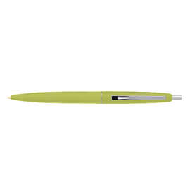 Clic Silver Trim Ballpoint Pen (black ink) - Color: Metallic Green