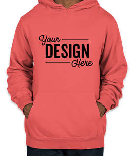 Port & Company Pigment Dyed Pullover Hoodie - Color: Fruit Punch