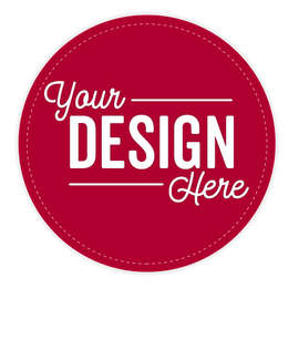 Full Color 4 in. Circle Magnet - Color: Cardinal
