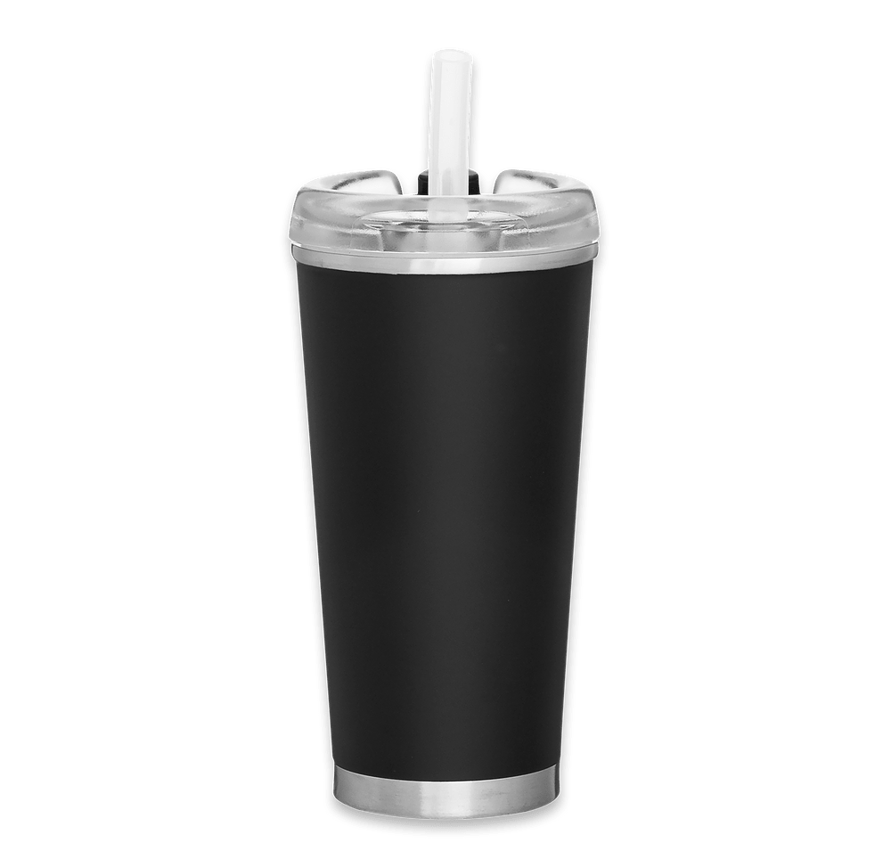 16.9 oz. Brooklyn Stainless Steel Insulated Tumbler with Straw-default