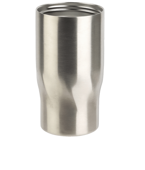 Full Color 12 oz. Vortex 4-in-1 Stainless Steel Can Cooler & Tumbler in Silver