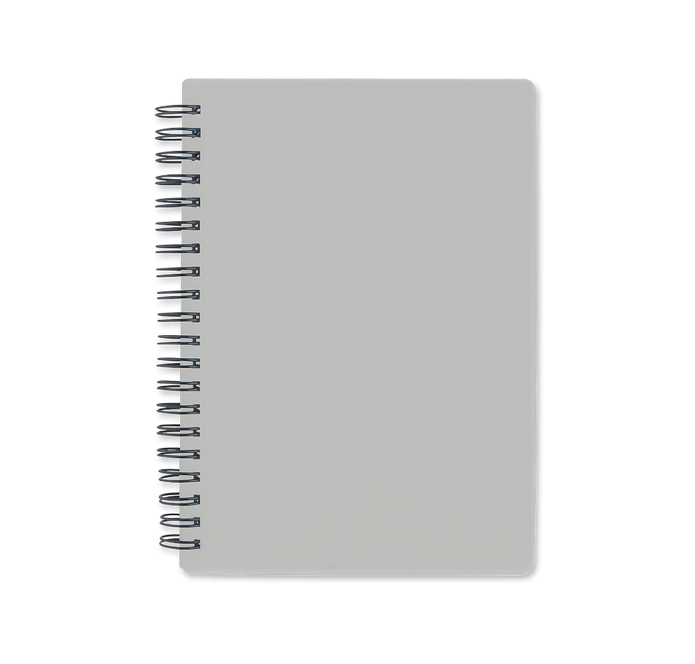Translucent Hard Cover Spiral Notebook-default