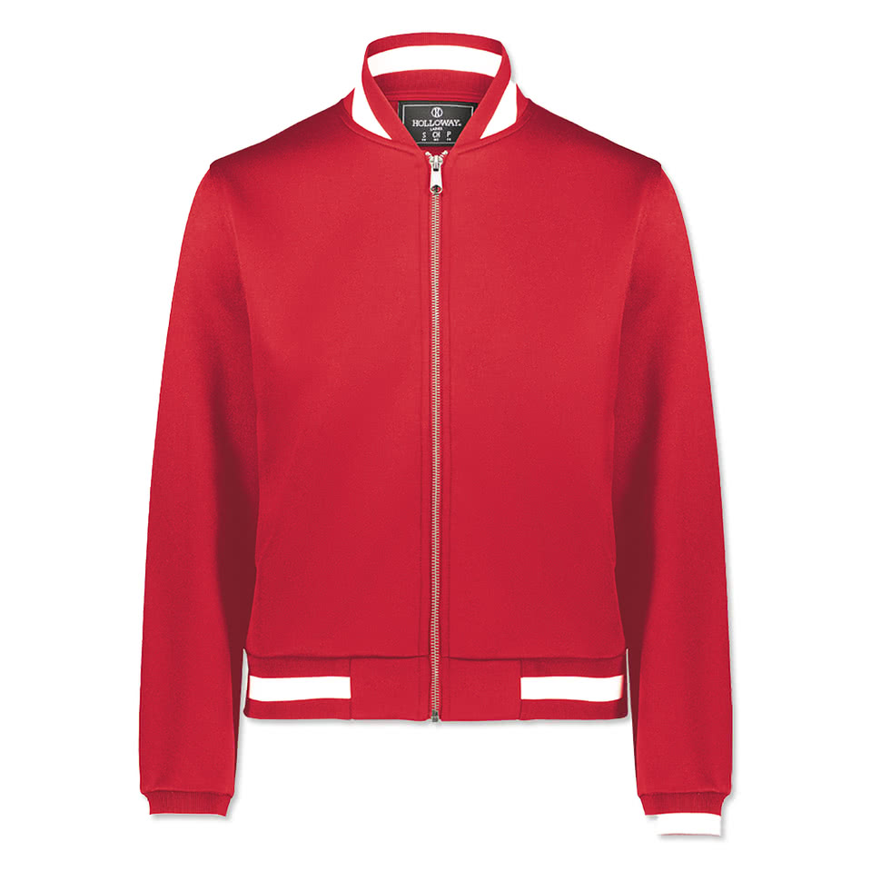 Holloway Women's V-Street Striped Fleece Jacket