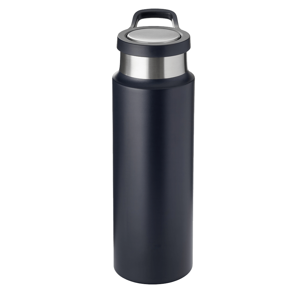 22 oz Vacuum Insulated Water Bottle With Push-Lock Lid-default