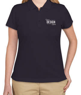 Adidas Women's ClimaLite Performance Polo - Color: Navy / White