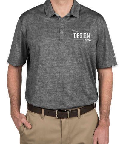 Nike Dri-FIT Crosshatch Performance Polo - Cool Grey / Anthracite