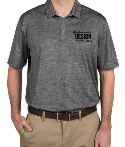 Nike Dri-FIT Crosshatch Performance Polo - Cool Grey / Anthracite