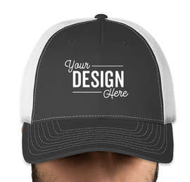 Canada - Richardson Five-Panel Snapback Trucker Hat - Color: Charcoal / White