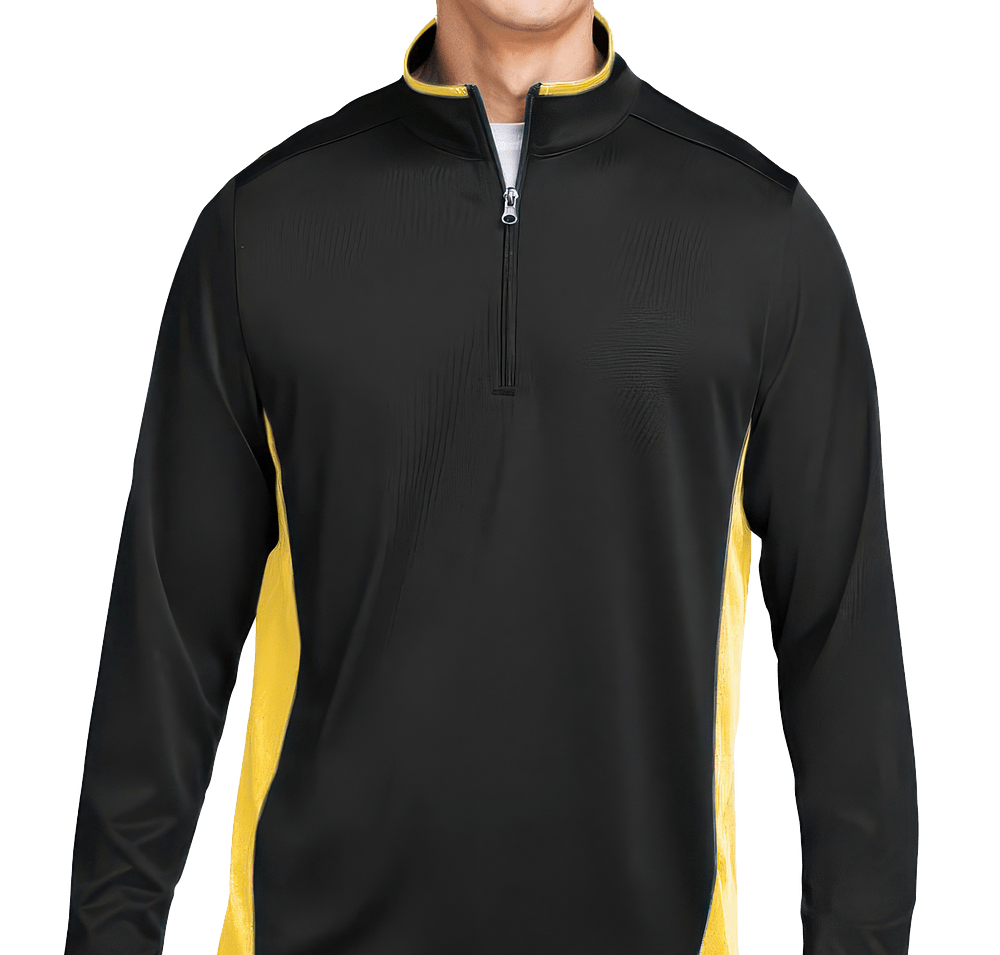 Harriton Flash Snag Protection Plus Quarter Zip Performance Shirt-default