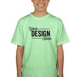 Canada - Gildan Youth 100% Cotton T-shirt - Color: Mint Green