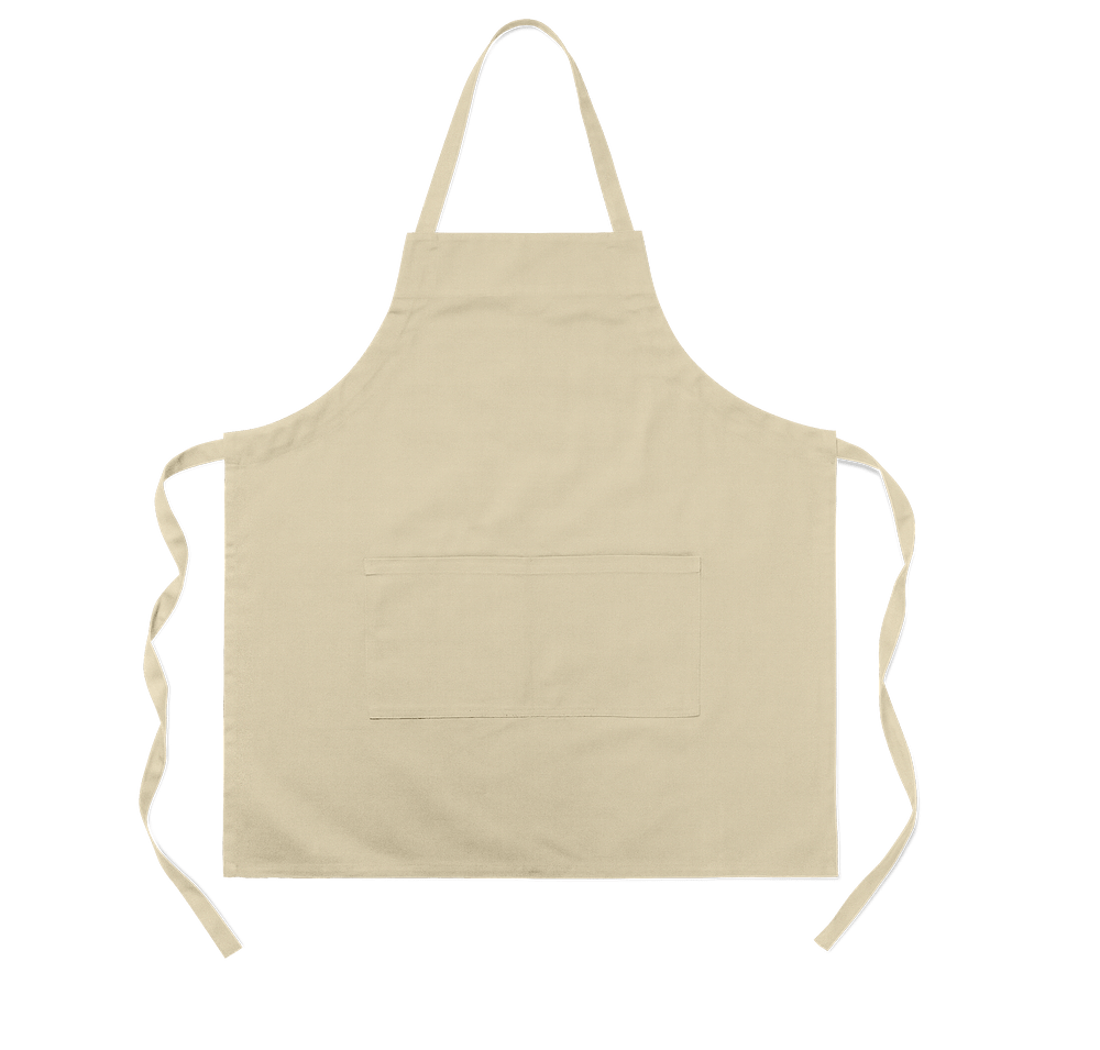 Cotton Twill Two-Pocket Full Length Apron-default