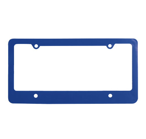 Classic License Plate Frame with 4 Holes in Royal Blue