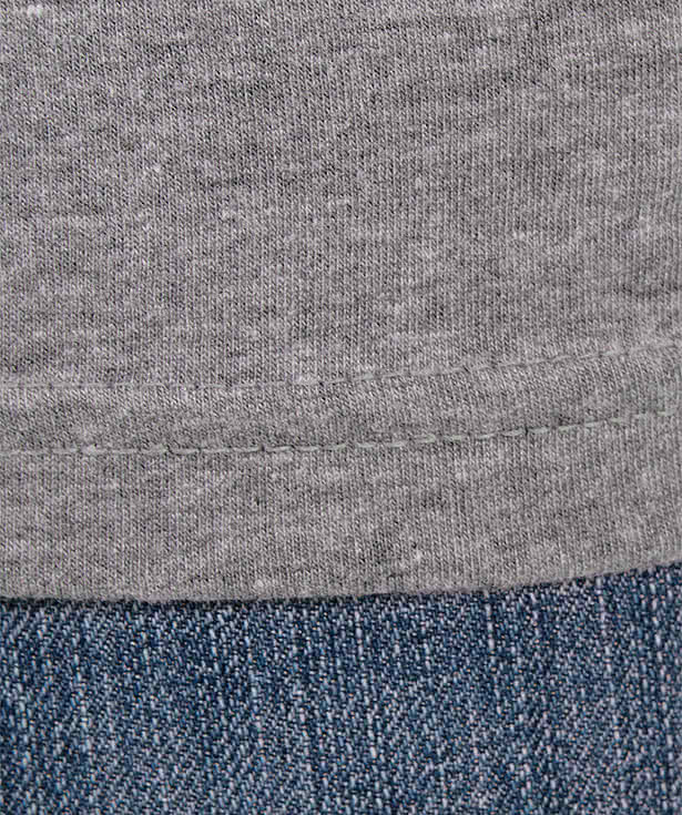 American Apparel Tri-Blend Crewneck Track T-shirt 