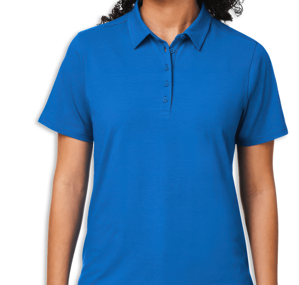 Devon & Jones Women's Raleigh Stretch UPF 50 Performance Polo - Embroidered-default