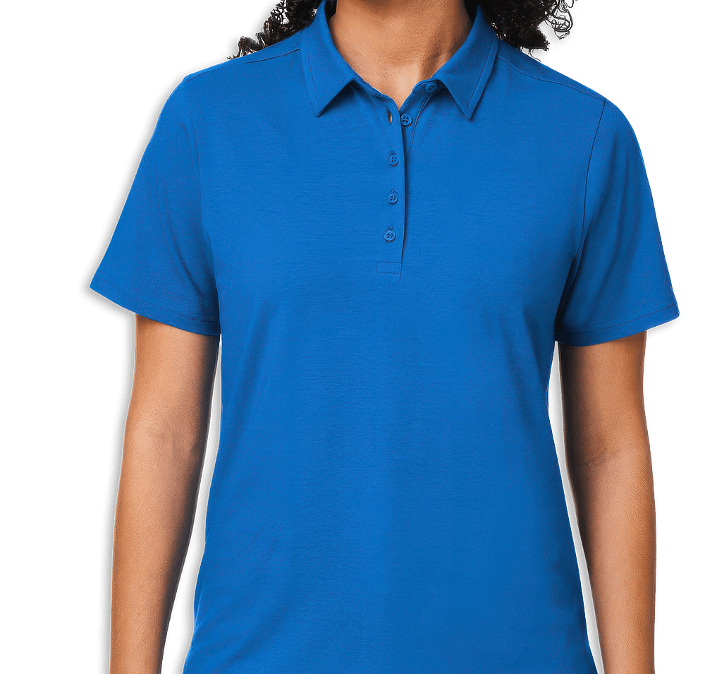 Devon & Jones Women's Raleigh Stretch UPF 50 Performance Polo - Printed-default