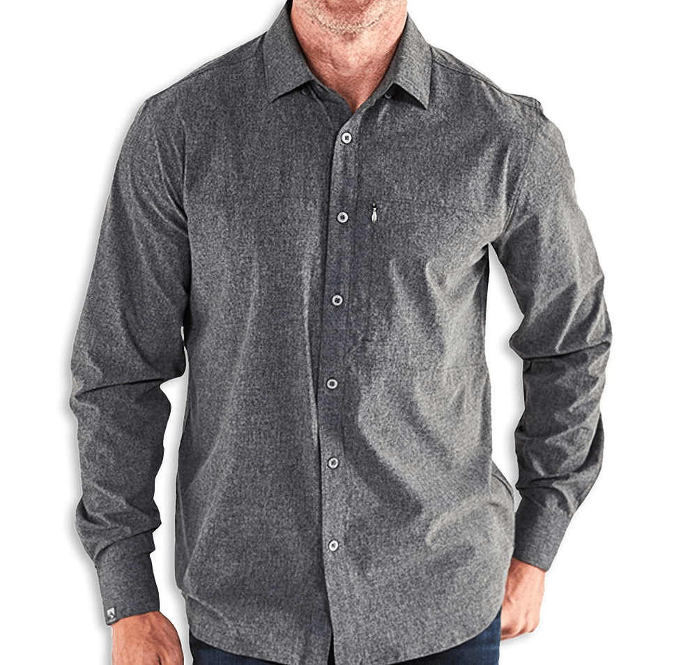 Storm Creek Naturalist Wrinkle-Free Long Sleeve Dress Shirt-default