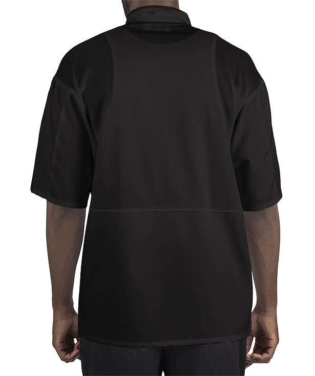 Edwards 12 Button Mesh Back Short Sleeve Chef Coat