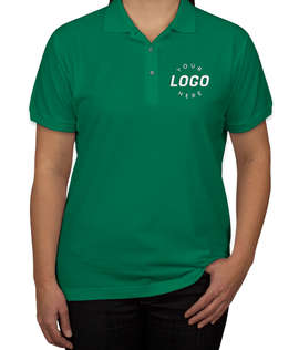 Port Authority Women's Silk Touch Polo - Color: Kelly Green