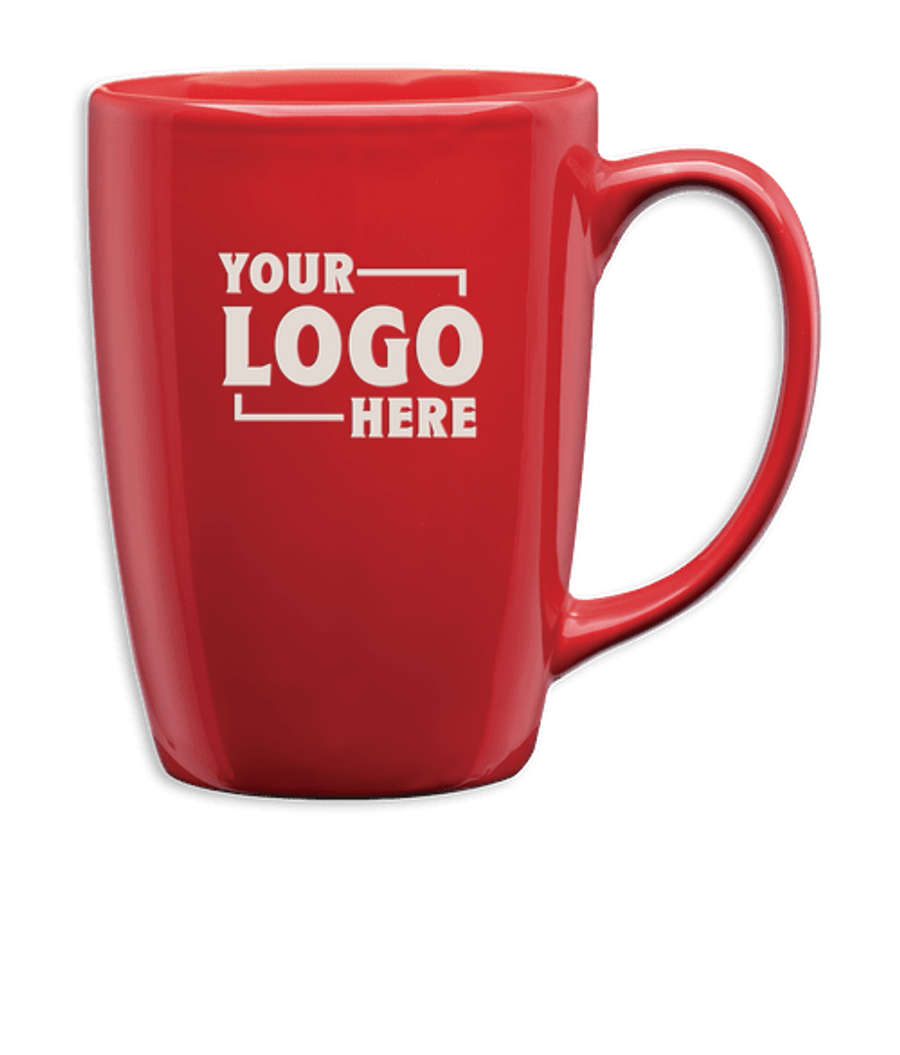 Laser Engraved 16 oz. Taza Ceramic Mug in Red