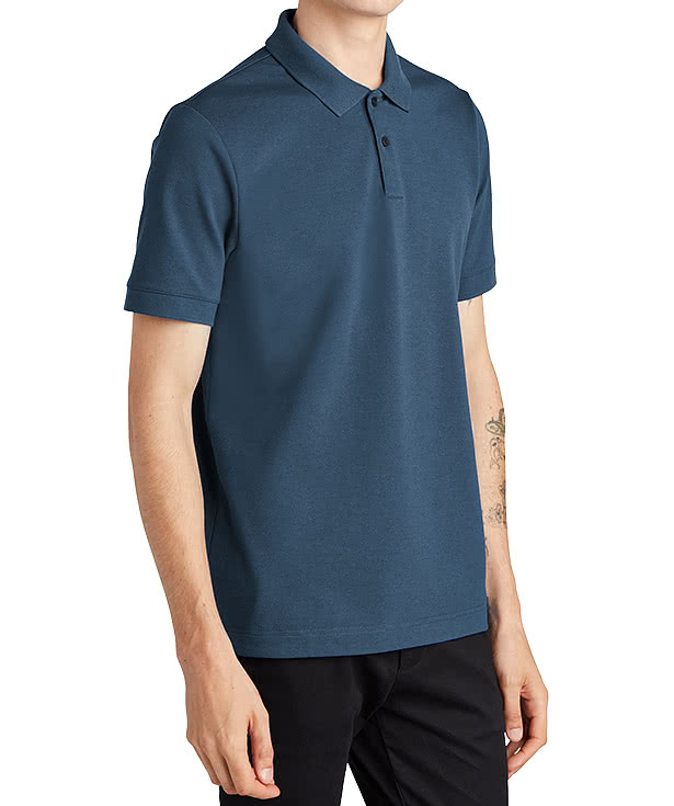 Mercer+Mettle Stretch Heavyweight Pique Polo