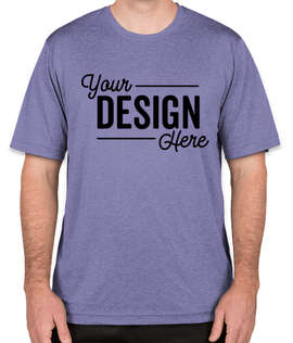 Sport-Tek Heather Contender Performance Shirt - Color: True Royal Heather