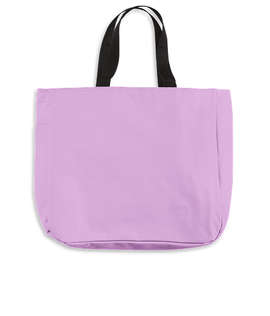 Port Authority Durable Side Pocket Poly Canvas Tote Bag - Color: Hyacinth