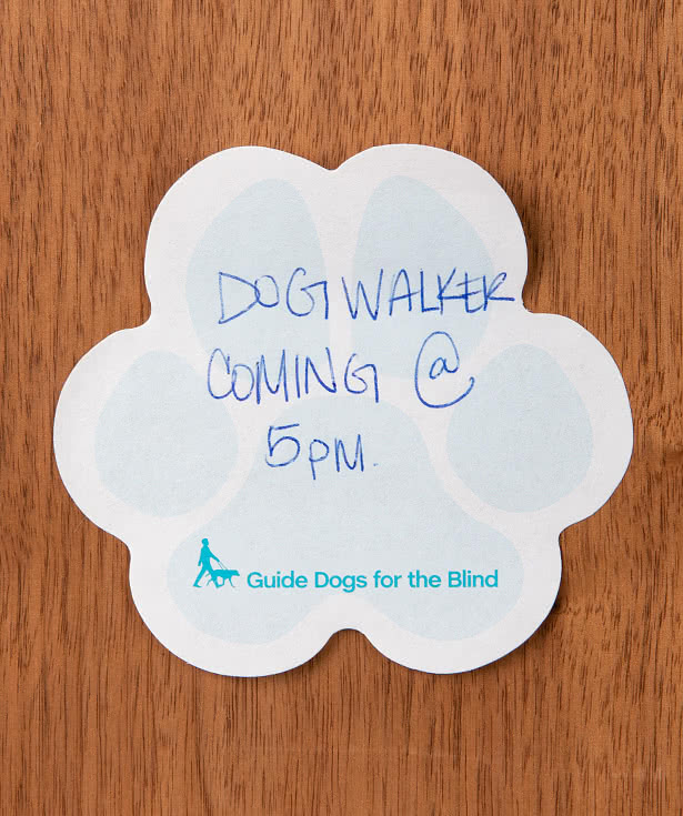 3M Paw Print Post-it® Note - 50 sheets/pad