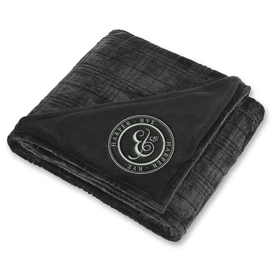 Luxury Comfort Flannel Fleece Blanket in Black