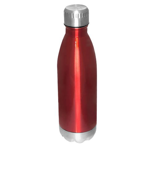 17 oz. Copper Lined Insulated Stainless Steel Water Bottle in RED