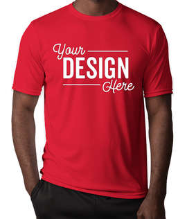A4 Promotional Performance Shirt - Color: Scarlet Red