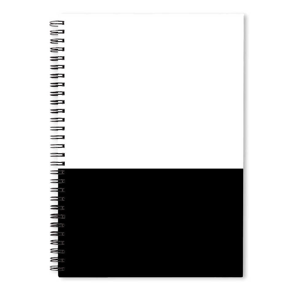 Color Block JournalBooks ® Spiral Notebook-default