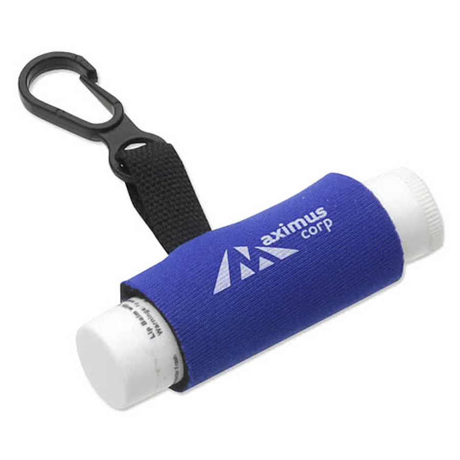 Clip-It SPF 15 Lip Balm with Holder in Blue