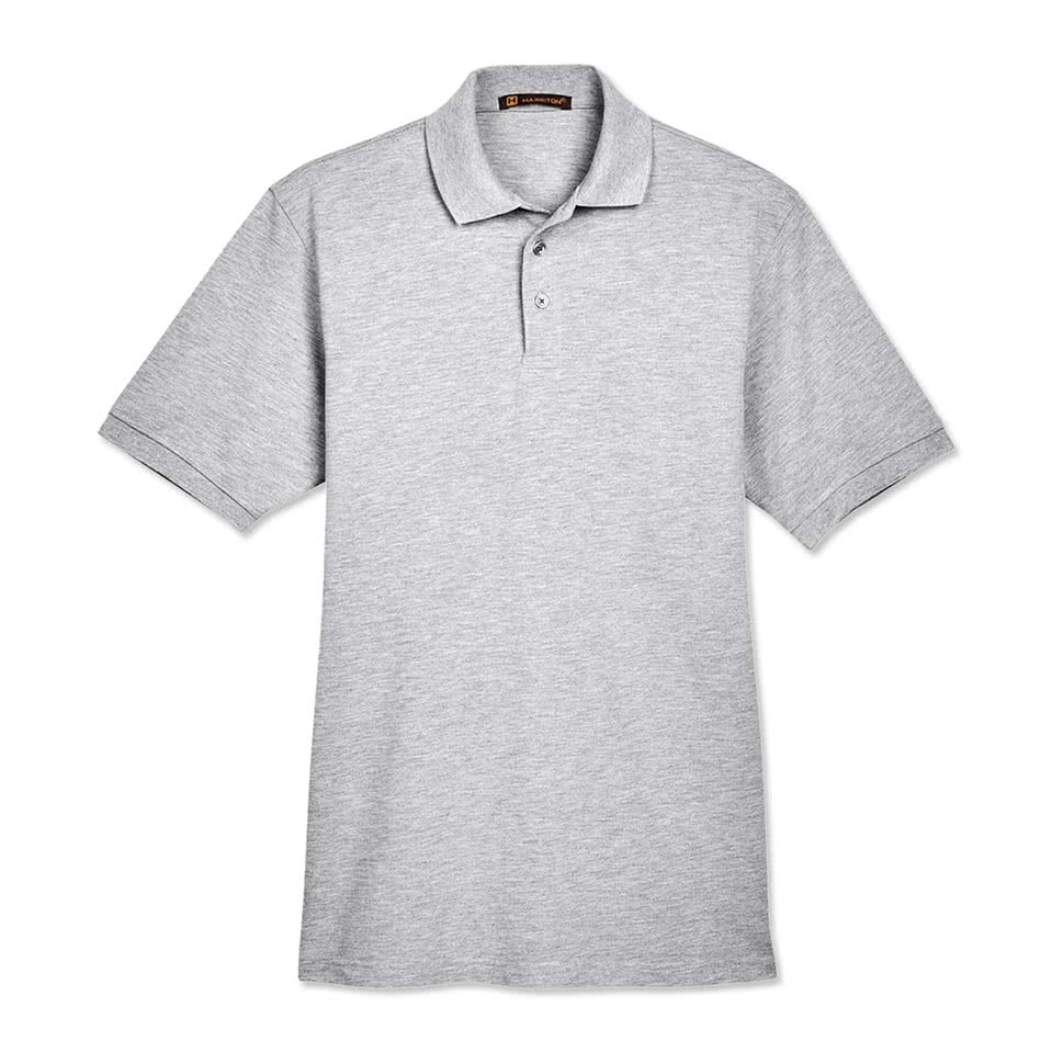 Harriton Easy Blend Pique Polo - Embroidered