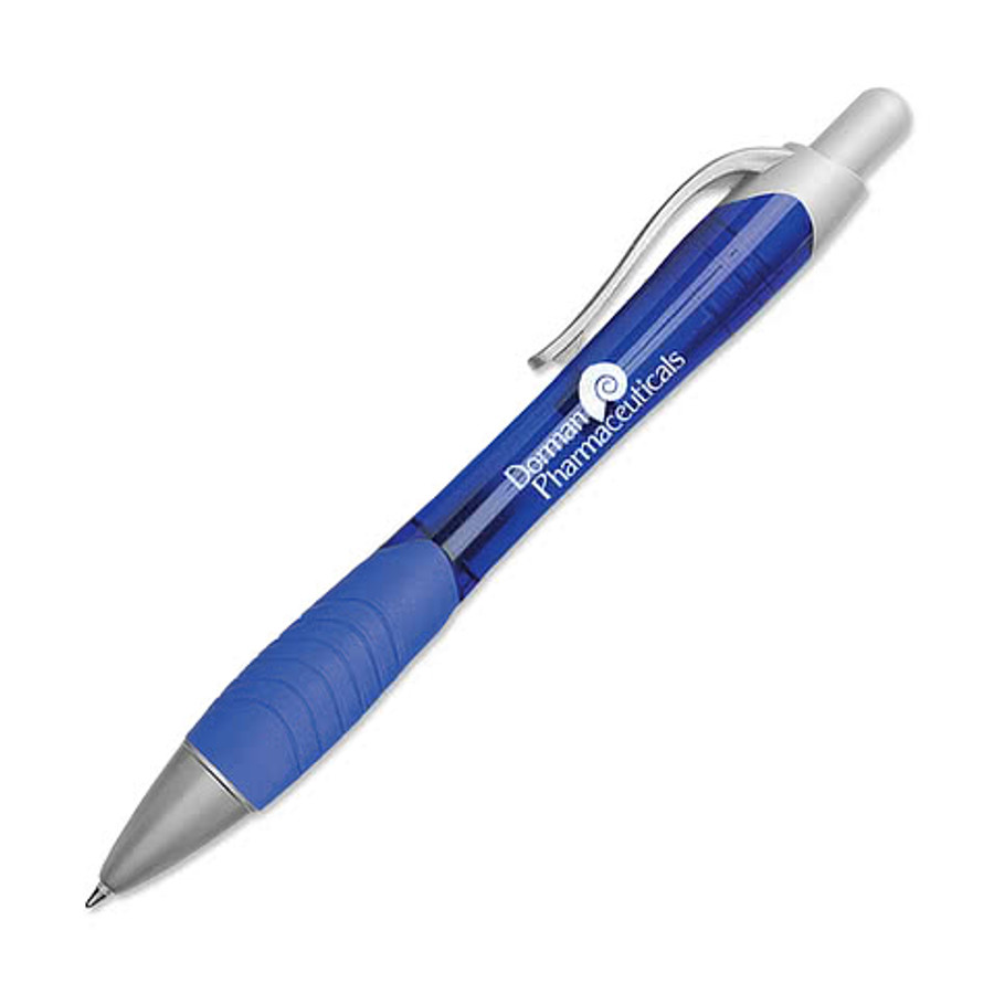 Rio Ballpoint Pen (black ink) in Translucent Blue