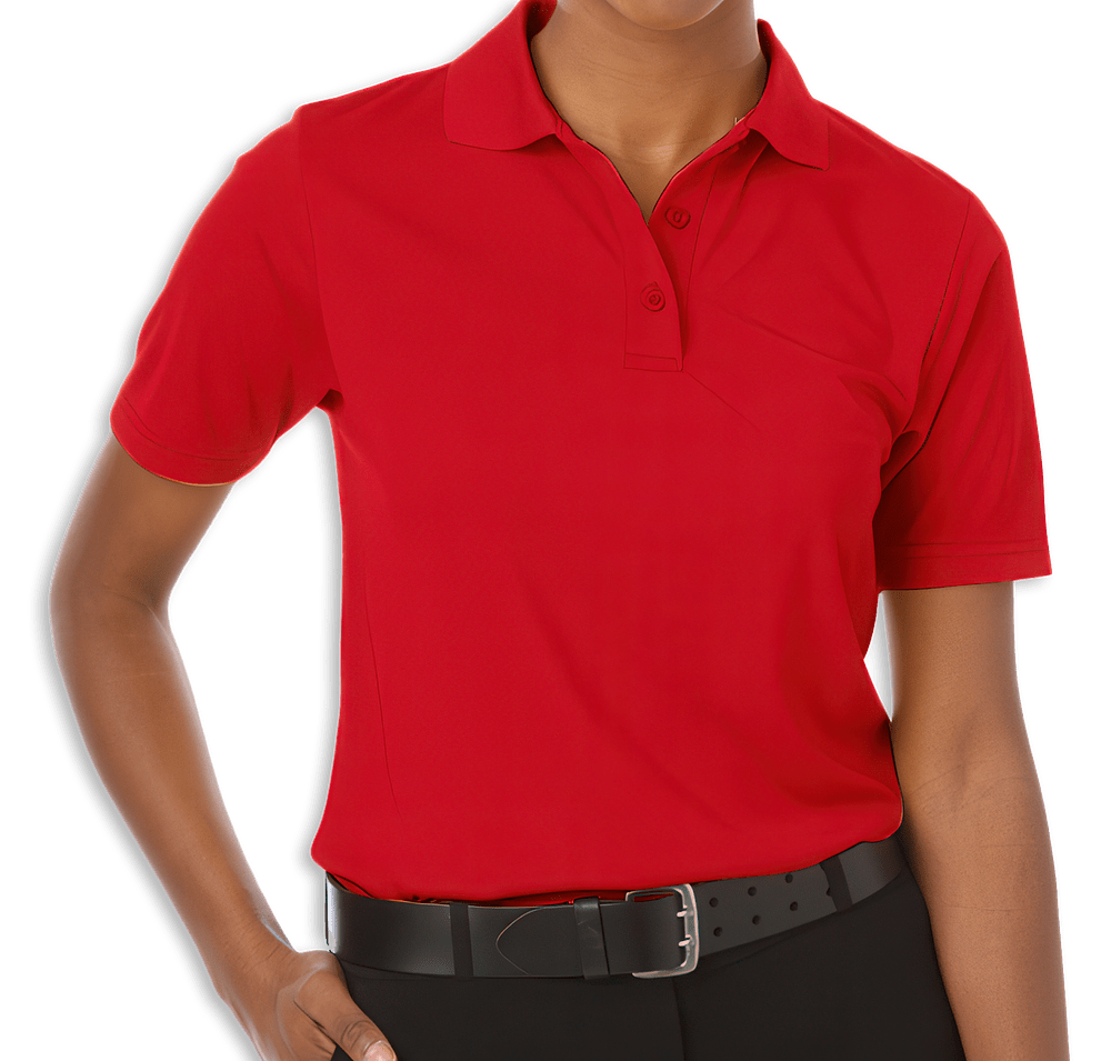 Blue Generation Women's Lightweight Pique Polo - Printed-default