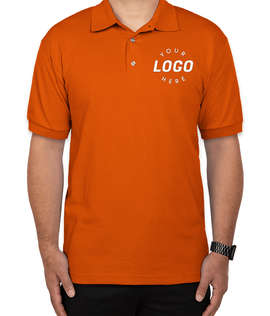 Gildan DryBlend 50/50 Jersey Polo - Color: Orange