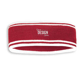Holloway Homecoming Headband - Color: Scarlet / White