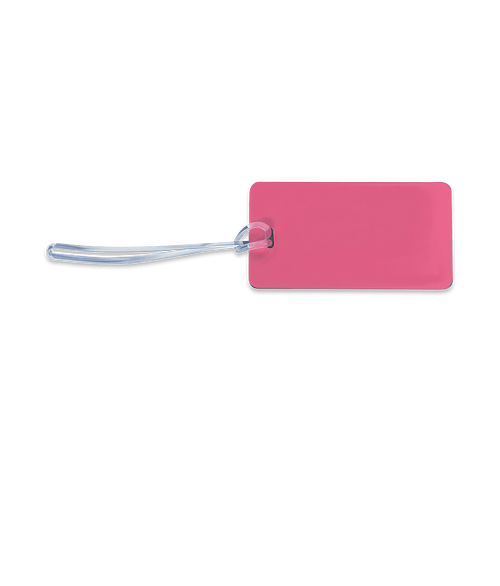 Full Color Hi-Flyer Luggage Tag in Pink