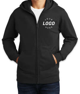 Port & Company Fan Favorite Zip Hoodie - Color: Jet Black