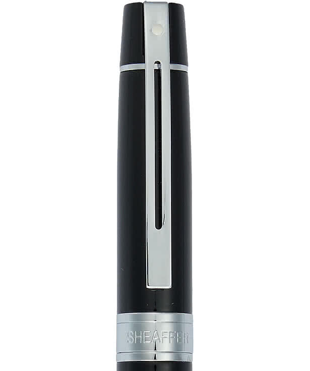 Laser Engraved Sheaffer 300 Glossy Lacquer Rollerball Pen (black ink)