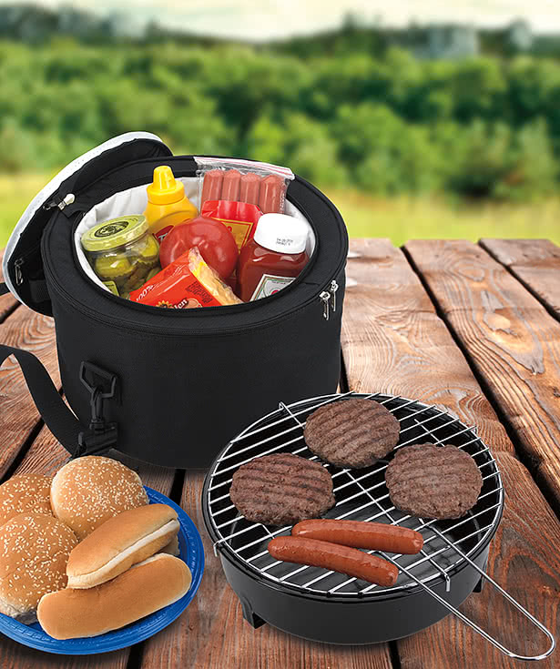 Koozie® Portable BBQ with 12 Can Cooler