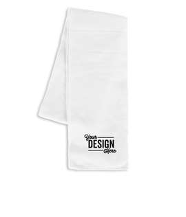 Sportsman Solid Knit Scarf - Color: White