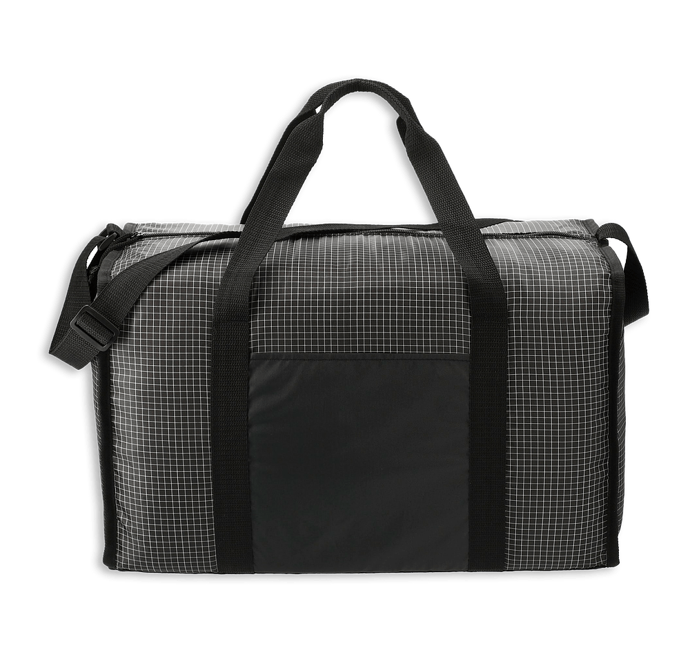 Grid Boxy Duffel Bag-default