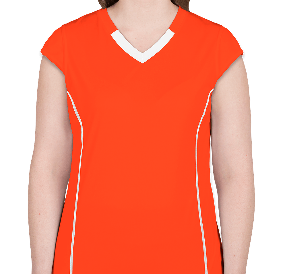 Augusta Women's Contrast V-Neck Volleyball Jersey-default