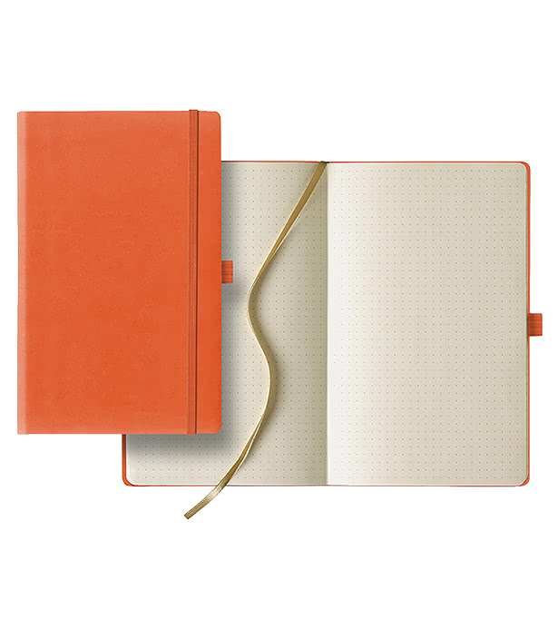 Castelli Debossed Tucson Dotted Medio Hard Cover Notebook
